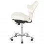 Azzurro Special 052 бял качествен козметичен стол от еко кожа