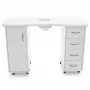 DESK 2027 WHITE TWO CABINETS WITH ABSORBER