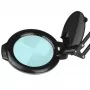 MOONLIGHT 8012/5" LED SMD 5D лампа с увеличительным стеклом для столешницы чёрная