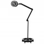 Elegante 6025 60 led smd 5d svart lampa med förstoringsglas och stativ