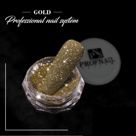 Luminous pigment for nails "Gold"