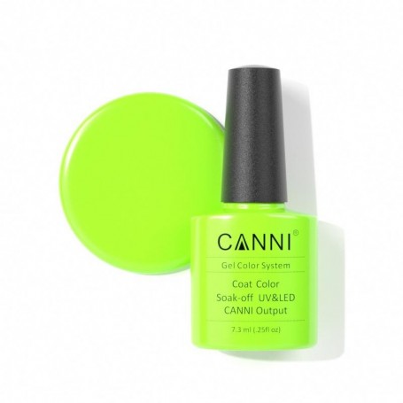 Fresh Yellow Green Canni Soak Off UV LED Nail Gel Polish