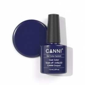 Dark Grey Blue Canni Verniz de Gel Semilac LED UV gel polish