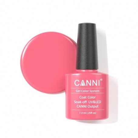 Saturated Pink Canni Soak Off UV LED Nail Gel Polish