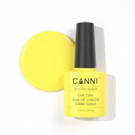 Milk Yellow Canni Soak Off UV LED Nail Gel Polish