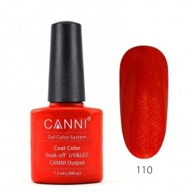 Cinnabar Red Canni Soak Off UV LED Nail Gel Polish