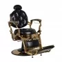 Gabbiano Tito Gold καρέκλα κομμωτηρίου μαύρη