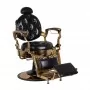 Hairdressing chair Gabbiano Tito Gold black