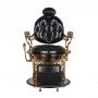 "Gabbiano Tito Gold" kirpimo kėdė juoda