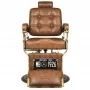 "Gabbiano Boss" senoji odinė kirpimo kėdė šviesiai ruda