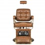GABBIANO BARBER CHAIR BOSS OLD LEATHER LIGHT BROWN