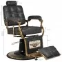 Gabbiano Boss HD Old Leather črn frizerski stol