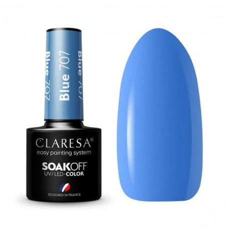 BLUE 707 CLARESA / Soakoff UV/LED Gel, 5 ml