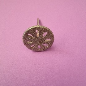 Disc for pedicure and manicure "Water Drop (8Holes) Diamond 50" Ø 25mm