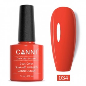 Carrot Red Canni Smalti gel per unghie UV LED semipermanenti