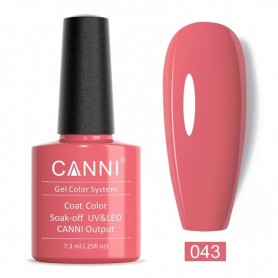 Rich Pale Pink Canni Soak Off UV LED Nail Gel Polish