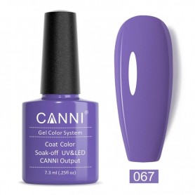 Pale Purple Canni Soak Off UV LED Nail Gel Polish