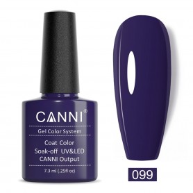 Bright Purple Canni Soak Off UV LED Nail Gel Polish
