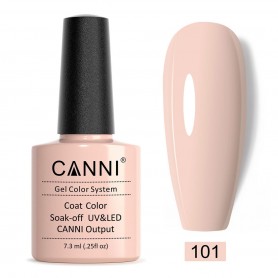 Light Nude Canni Soak Off UV LED Nail Gel Polish