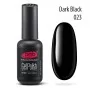 PNB 023 DARK BLACK / Żelowy lakier do paznokci 8 ml