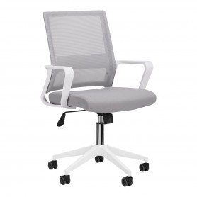 Ergonomic office chair Max Comfort QS-11 (white-grey)
