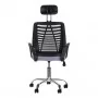 Cadeira de escritório ergonómica Max Comfort QS-02 (cinzento)
