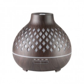Aroma Diffuser Spa Humidifier 10 Dark Wood 400 ml + Timer