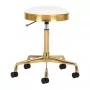 Kosmetická stolička H7 zlatá bílá
