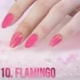 Nagelpuder Pailletten-Quarz-Effekt Flamingo Nr. 10