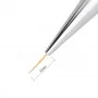 Brush for decorating with a probe with zircons 2in1 tool MollyLac white 11mm No. 0