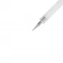 Brush for decorating with a probe with zircons 2in1 tool MollyLac white 11mm No. 0