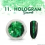 11 Nr. Pó para unhas Holograma secreto