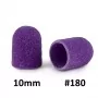 Puntas de pedicura 10 mm gradación 180 - 10 pzs Violeta