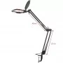 MOONLIGHT 8012/5" SMD LED 5D Table Top Magnifying Glass Lamp Black