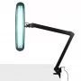 Luz de taller LED Elegante 801-sz con tornillo de banco estándar negro