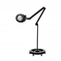 Elegante 6025 60 led smd 5d svart lampa med förstoringsglas och stativ