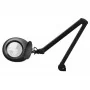Elegante 6025 60 led smd 5d black lamp with magnifying glass for countertop