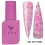 DNKa Top Sakura (transparent avec des paillettes roses), 12 ml