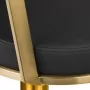 Gabbiano Arras zlati črni frizerski stol
