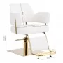 Gabbiano Linz friziera krēsls zelts balts