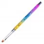 Velikost gelového štětce 6 Pro Gel Rainbow oválná délka štětin 7 mm