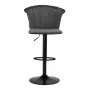 4Rico Barová stolička QS-B801 Grey Velvet