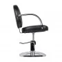 Gabbiano Asti black hairdresser's chair