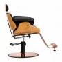 Cadeira de cabeleireiro Gabbiano Florence com apoio de cabeça regulável preto