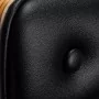 Gabbiano Florenz Friseurstuhl mit verstellbarer Kopfstütze schwarz