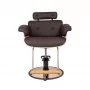 Fotel fryzjerski Gabbiano Florence brązowy