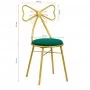 Кадифен стол DT2 със зелена панделка