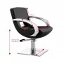 Barbershop chair Gabbiano Q-3111 black