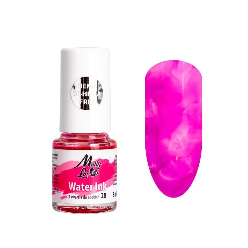 Cepillo rosa para quitar el polvo de las uñas - Mollylac
