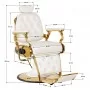 Καρέκλα κουρείου Gabbiano Francesco Gold, λευκόχρυσο